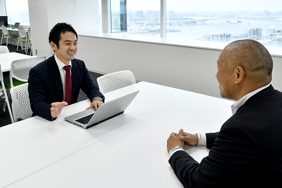 「NTTデータは他の会社と比べてどんな魅力があると考えていますか」イメージ